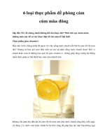 6 loại thực phẩm đề phòng cảm cúm mùa đông ppsx