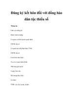 Đăng ký kết hôn đối với đồng bào dân tộc thiểu số doc