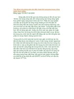 Tác động của sóng siêu âm đến hoạt tính enzyme trong công nghê thực phẩm. pps