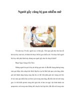 Người gầy cũng bị gan nhiễm mỡ ppsx