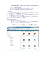 HỖ TRỢ KIỂM TRA HỒ SƠ HỌC SINH DỰ THI TN THPT 2010