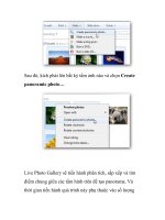 Hướng dẫn tạo ảnh Panoramic với Windows Live Photo Gallery- P2 potx