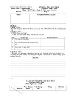 Đề KT kỳ 2 NVăn 8 (09-10)