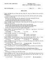 thi hoc kỳ 2 lop 12