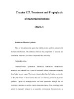 Chapter 127. Treatment and Prophylaxis of Bacterial Infections (Part 3) ppsx