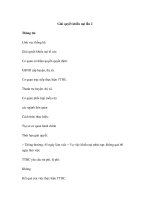 Giải quyết khiếu nại lần 2 Thông tin Lĩnh vực thống kê: Giải quyết khiếu potx