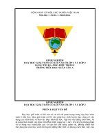 Kinh nghem giai toan co loi van o lop 1 va lop 2