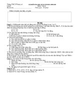 ĐỀ THI HKII NĂM HỌC 2009-2010