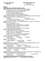 Đề Ktra HK II Ly 7 có đáp án