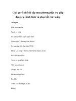 Giải quyết chế độ cấp mua phương tiện trợ giúp dụng cụ chỉnh hình và pot