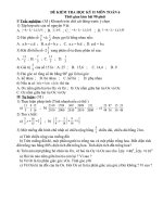 Đề kiểm tra Toán 6 HK2 (09-10)