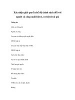 Xác nhận giải quyết chế độ chính sách đối với người có công nuôi liệt sĩ, vợ liệt sĩ tái giá pot