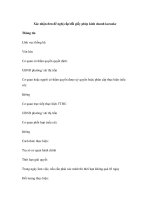 Xác nhận đơn đề nghị cấp/đổi giấy phép kinh doanh karaoke ppt