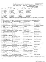 ĐỀ THI HOC KY II LOP 10