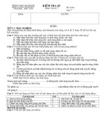 Kiểm tra 1 tiết (Vật lí 7 - đề 05)