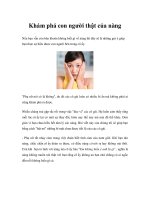 Khám phá con người thật của nàng pot