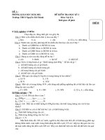 đề thi học sinh giỏi vật lý 6 (cực hay)