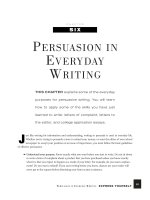 PERSUASION IN EVERYDAY WRITING - Express yourself potx