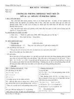 Giáo án Đại số 8 Học kỳ II