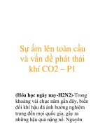 Sự ấm lên toàn cầu và vấn đề phát thải khí CO2 – P1 docx
