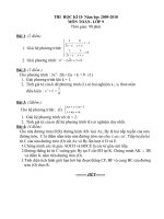 THI  HỌC KÌ II 09-10 toan9.10.doc