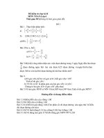 Đề kiểm tra toán 6 kì 2+HD