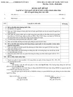 Biểu mẫu Giải quyết chế độ tử tuất và điều chỉnh nhân pdf