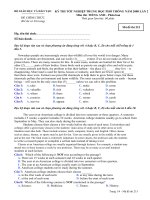 Đề thi TN THPT 2008- Anh3