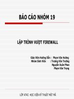 BÁO CÁO - LẬP TRÌNH VƯỢT FIREWALLfix doc