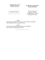 đề thi thực hành hsg huyện Ba Vì_HN 2010