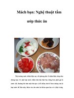 Mách bạn: Nghệ thuật tẩm ướp thức ăn pps