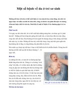 Một số bệnh về da ở trẻ sơ sinh docx