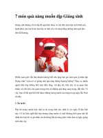 7 món quà nàng muốn dịp Giáng sinh ppsx