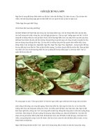 Đặc sản: Gỏi lệch Nga Sơn