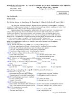 Đề thi TN THPT 2008- Anh8