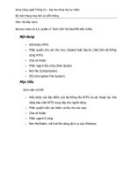 Bài thực hành số 4,5: QUẢN LÝ TRUY CẬP TÀI NGUYÊN ĐĨA CỨNG pps