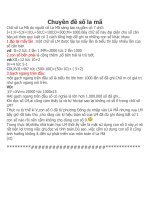 Chuyên đề số la mã pdf