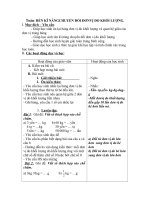 Giáo án toán buổi chiều lớp 4 tuần 33 tiết 2