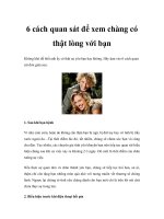 6 cách quan sát để xem chàng có thật lòng với bạn ppsx