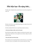 Dấu hiệu bạn vẫn nặng tình... pdf