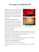 Ai có nguy cơ xuất huyết mắt? pdf