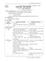 Giáo án Tiếng Anh-Lớp 4-Let''''s learn English