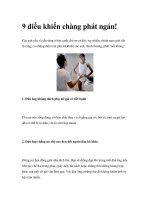 9 điều khiến chàng phát ngán! docx