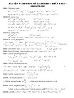 BT Mu va Logarit on thi DH