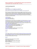 Anh ngữ sinh động bài 50 doc