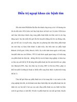 Điều trị ngoại khoa các bệnh tim pptx