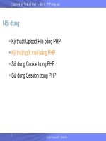 CHUYÊN ĐỀ CSDL VÀ LẬP TRÌNH ỨNG DỤNG WEB 1- P3 ppsx