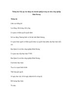 Thông báo Nội quy lao động của doanh nghiệp trong các khu công nghiệp Bình Dương docx