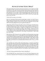 Đọc báo cáo tài chính: Nên lưu ý điểm gì? potx