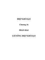 HIỆP KHÍ ĐẠO - Chương 16 pptx